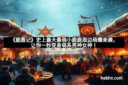 《鹿鼎记》史上最大最萌小鹿鹿周边萌爆来袭，让你一秒变身萌系男神女神！